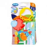 Playgro závesná knižka na kočík s hryzátkom