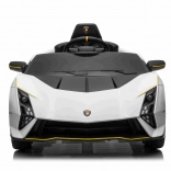 Detské elektrické autíčko LAMBORGHINI Invencible – biele