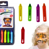 Farebné Maľovátka Na Tvár 6 Kusov