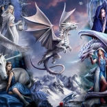 Puzzle Strieborný drak 1500 dielikov BLUEBIRD