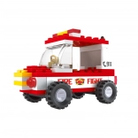 Kompatibilná stavebnica hasiči auto 48 ks