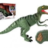 Chodiaci dinosaurus Velociraptor s diaľkovým ovládaním