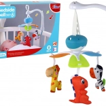 Kolotoč s melódiami a tromi zvieratkami pre deti