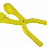 Žltý snehový guľomet so vzorom lopty