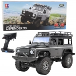 terénne RC auto LAND ROVER Defender 90 1:14, sivé