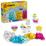 LEGO Classic magická sada s priehľadnými kockami