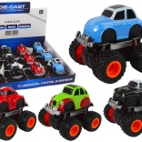 Kovové autíčko s veľkými kolesami – rôzne varianty