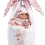 Llorens New Born dievčatko – realistická bábika bábätko s celovinylovým telom 40 cm