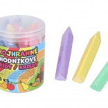 Farebné trojhranné chodníkové kriedy 20 ks