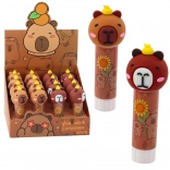 Vreckové lepidlo s kapybarou hnedé