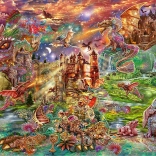 Puzzle Dračí poklad 2000 dielikov SCHMIDT