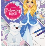 Kniha fóliových omaľovaniek Besties A4, 24 listov