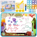 magická vodná kresliaca podložka XXL 100 × 80 cm s pečiatkami a číslami