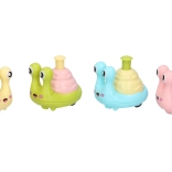 Slimák na kolieskach 7 cm – ťahacia hračka