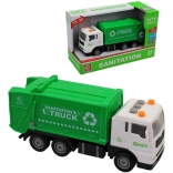 Auto smetiarske na zotrvačník so svetlom a zvukom