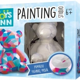 Figúrka medvedíka, ktorú treba namaľovať