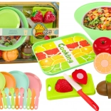 Sada na krájanie ovocia Šalátový príbor Podnos na potraviny 25 prvkov