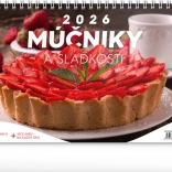 Stolový kalendár Múčniky a sladkosti 2026