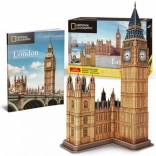 3D puzzle NATIONAL GEOGRAPHIC: Big Ben, 94 dielikov – CUBICFUN