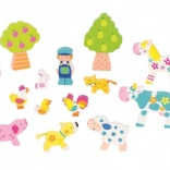 Drevená stavebnica Susibelle