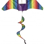 Farebný drak s rotujúcou dúhou