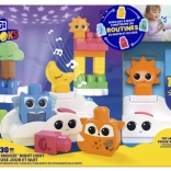 Mega Bloks vstávaj a zaspávaj nočné svetlo s postavičkami