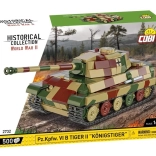 Model tanku Tiger II Königstiger z plastových kociek