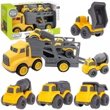 Woopie odťahové vozidlo so stavebnými autami 4v1