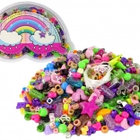 Sada farebných korálok na výrobu šperkov DIY