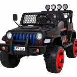 Detské terénne auto Raptor Drifter 4x4 s plameňmi a MP3 LED