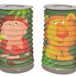 Lampión valec s motívom zvierat 16 cm