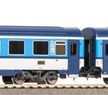 Súprava dvoch osobných vozňov EUROFIMA 2. triedy ČD – epocha V (mierka H0)