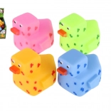 Gumená kačička do vane v pixel štýle 5 × 7 cm