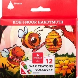 Trojhranné voskovky 12 ks KOH-I-NOOR