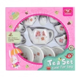 Porcelánový čajový servis s motýlikmi pre deti