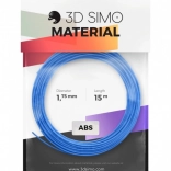 Filament ABS pre 3D pero a 3D tlač, sada 3 farieb, 1,75 mm, 15 m