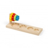 Drevená vkladačka kvety BIGJIGS TOYS