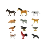 Zvieratká z farmy - sada 12 ks