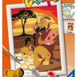 CreArt Disney: Levie kráľ – maľovanie podľa čísel