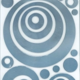 Nálepky Strieborné Kruhy Small Foot