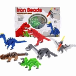 korálky na zažehľovanie 3000 ks – svet dinosaurov