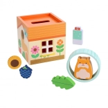 Petit Collage domček pre škrečka Huga – drevená mini sada