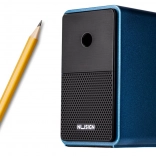 Strúhadlo na kľučku s nádobou a reguláciou britu, modré