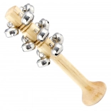 bino zvonkohra s rolničkami na drevenom držiaku