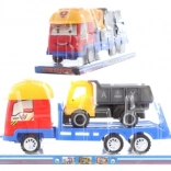 Plastové nákladné auto so sklápacou korbou na zotrvačník