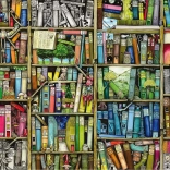 Ravensburger puzzle bizarná knižnica 1000 dielikov