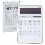 Biela kancelárska kalkulačka s 10-miestnym displejom
