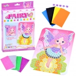 kreatívna penová mozaika víla – samolepková vystrihovačka