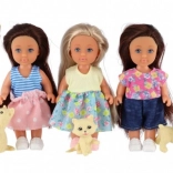 Bábika s miláčikom 12 cm v škatuľke, 3 druhy