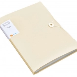 Plastová zložka na gumičku s vreckami Béžová A4